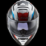 LS2 Storm 2 Racer Gloss Blue Red Helmet