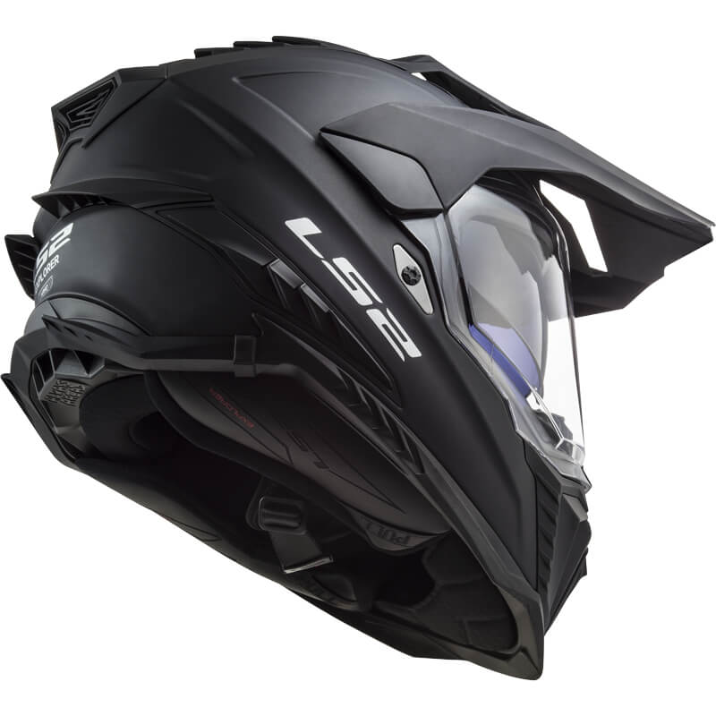 LS2 MX701 Explorer Solid Gloss Carbon Helmet