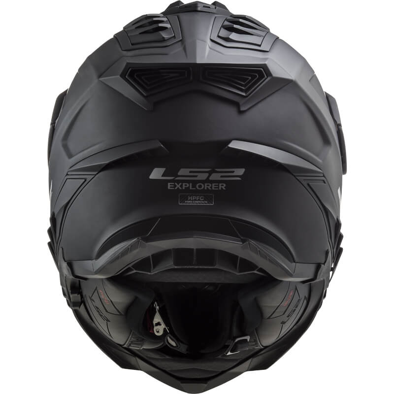 LS2 MX701 Explorer Solid Gloss Carbon Helmet