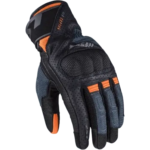 LS2 Raptor 2 Air Blue Orange Riding Gloves