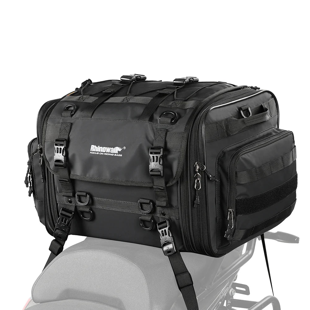 Rhinowalk Motorcycle Tail Bag 40-60 Ltr - MT4060