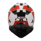 LS2 MX436 Pioneer Hill White Red Helmet