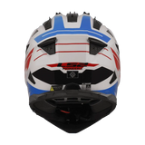 LS2 MX436 Pioneer Namib White Blue Red Helmet