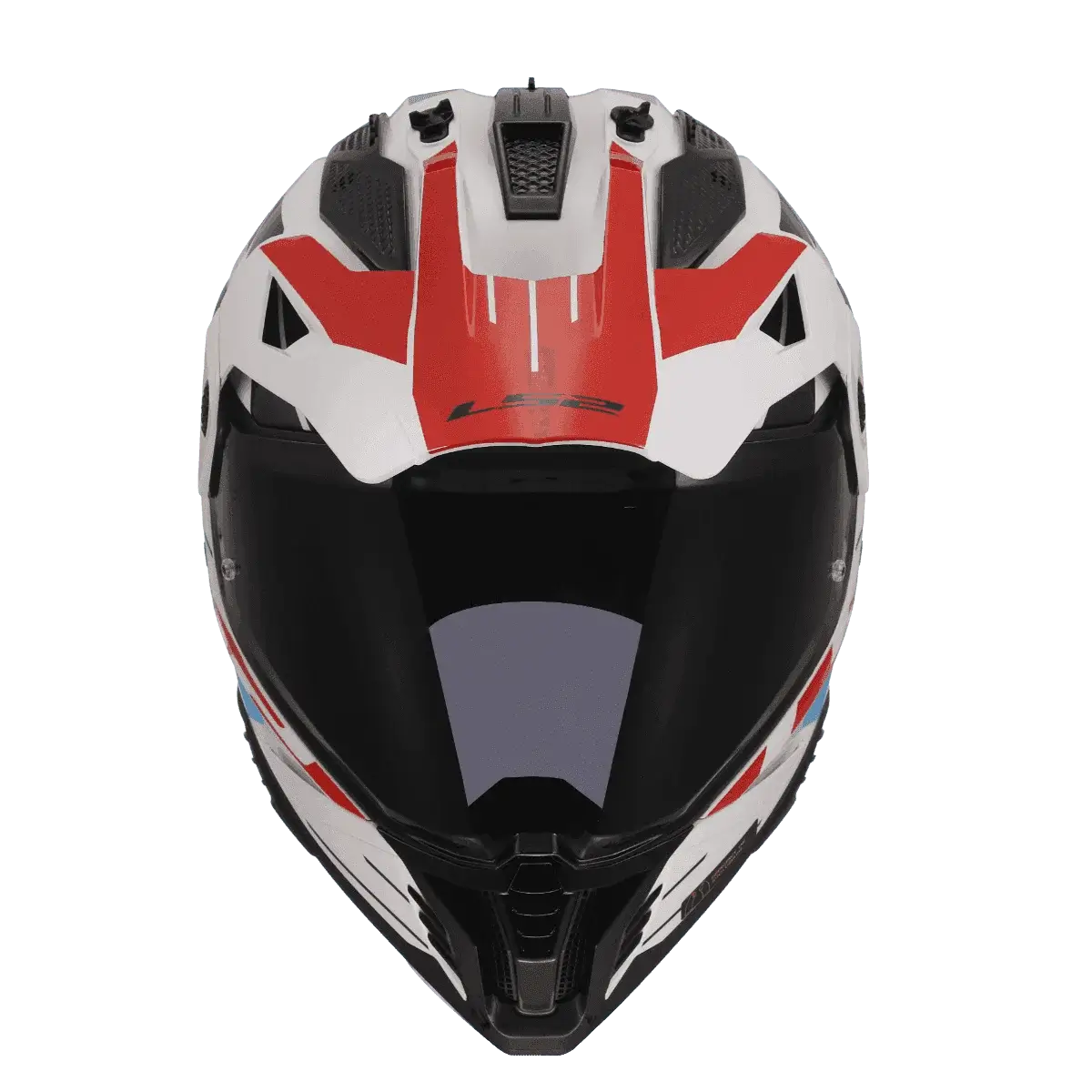 LS2 MX436 Pioneer Namib White Blue Red Helmet