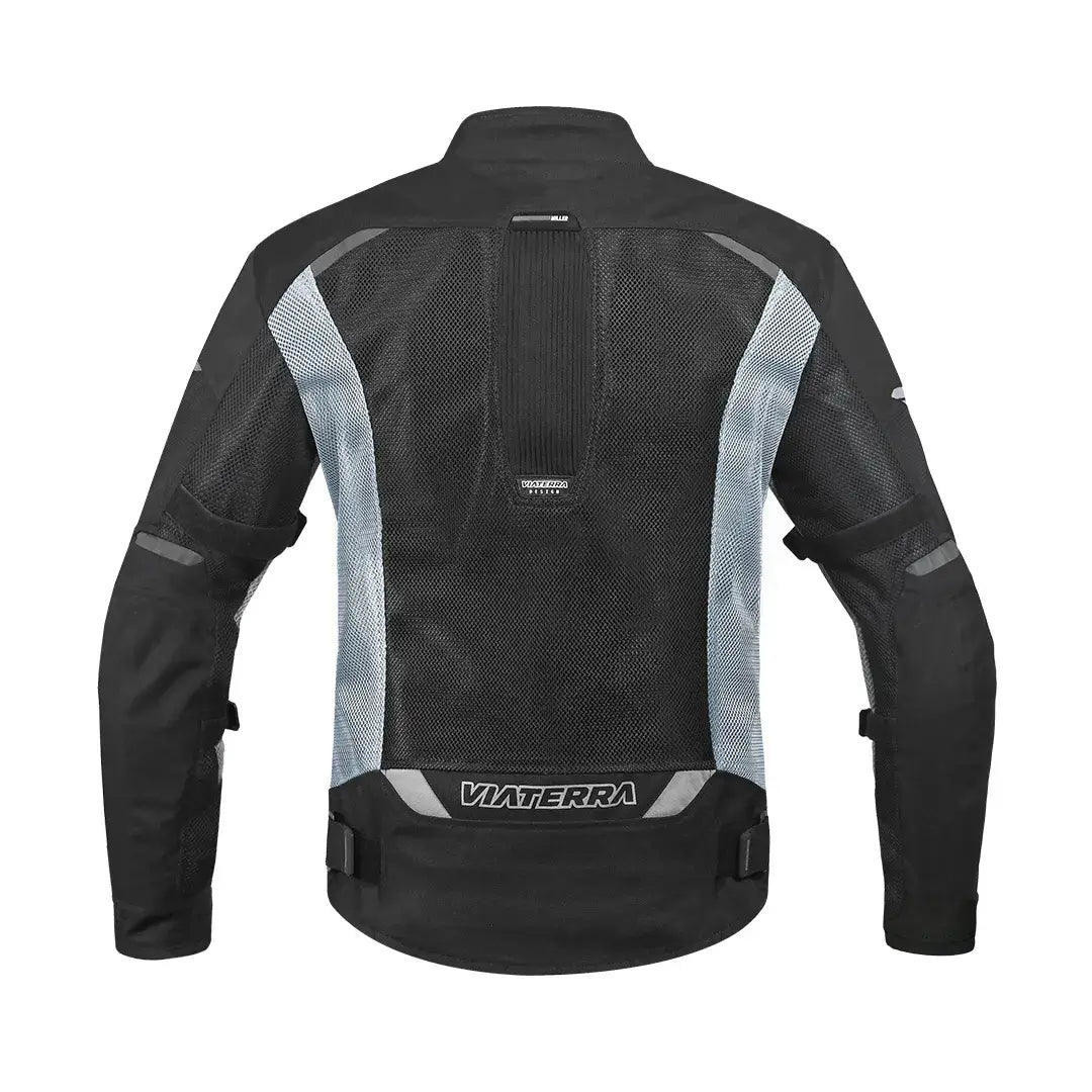 Viaterra Miller Street Mesh Black Riding Jacket