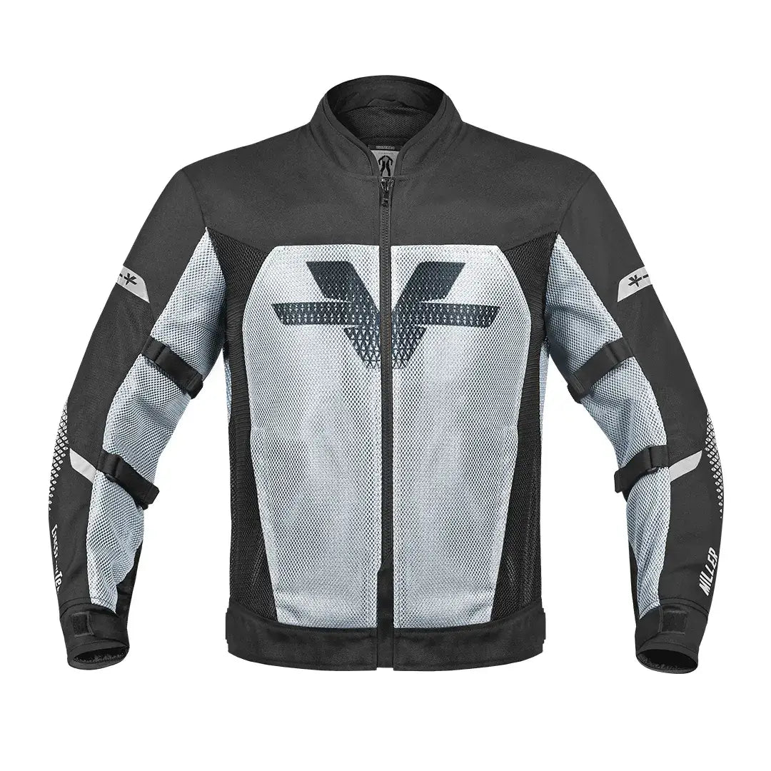 Viaterra Miller Street Mesh Black Riding Jacket