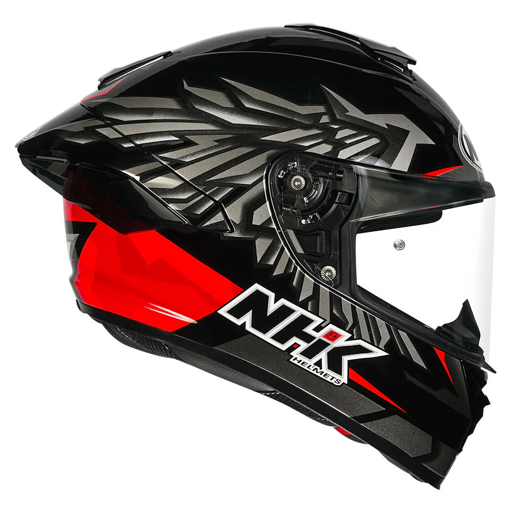 NHK K5R Wingstar Helmet - Black & Red