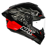 NHK K5R Wingstar Helmet - Black & Red