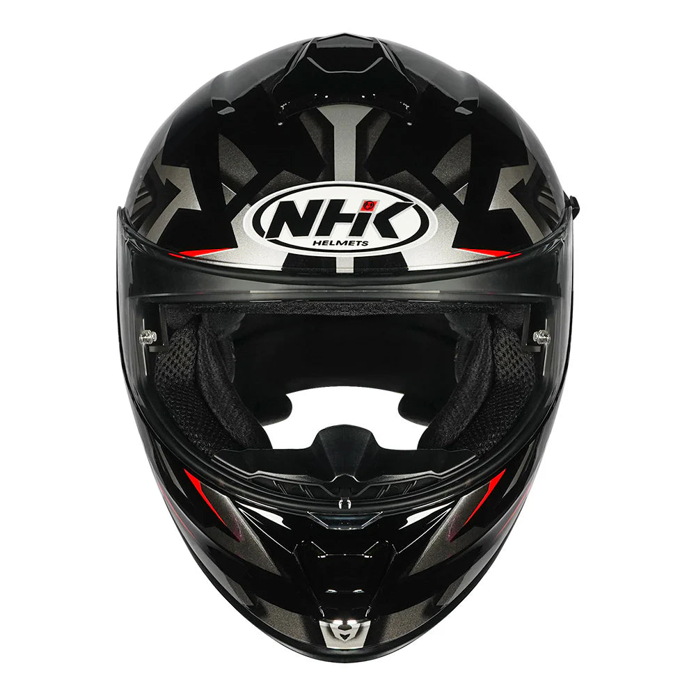 NHK K5R Wingstar Helmet - Black & Red