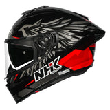 NHK K5R Wingstar Helmet - Black & Red