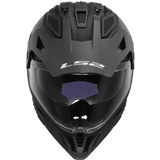 LS2 MX436 Pioneer Solid Matt Black Helmet