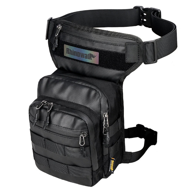 Rhinowalk Multi-Way Motorcycle Tactical Drop Leg Bag - MT102