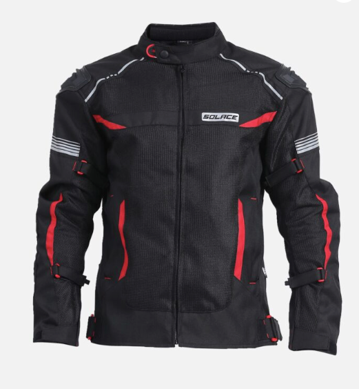 Solace Ramble V2 Black-Red Riding Jacket