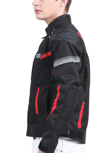 Solace Ramble V2 Black-Red Riding Jacket