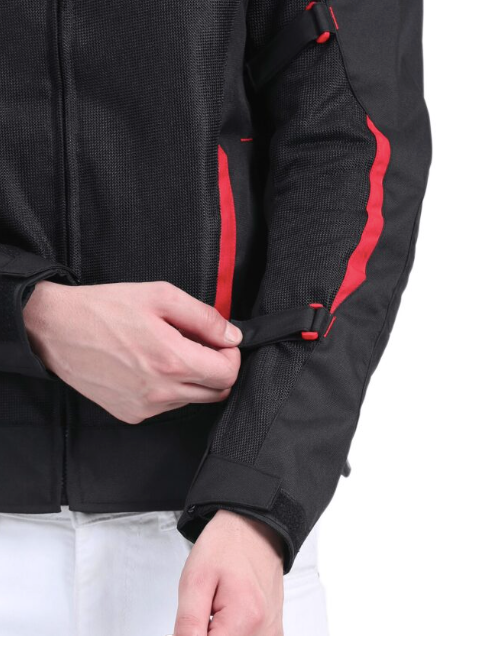 Solace Ramble V2 Black-Red Riding Jacket