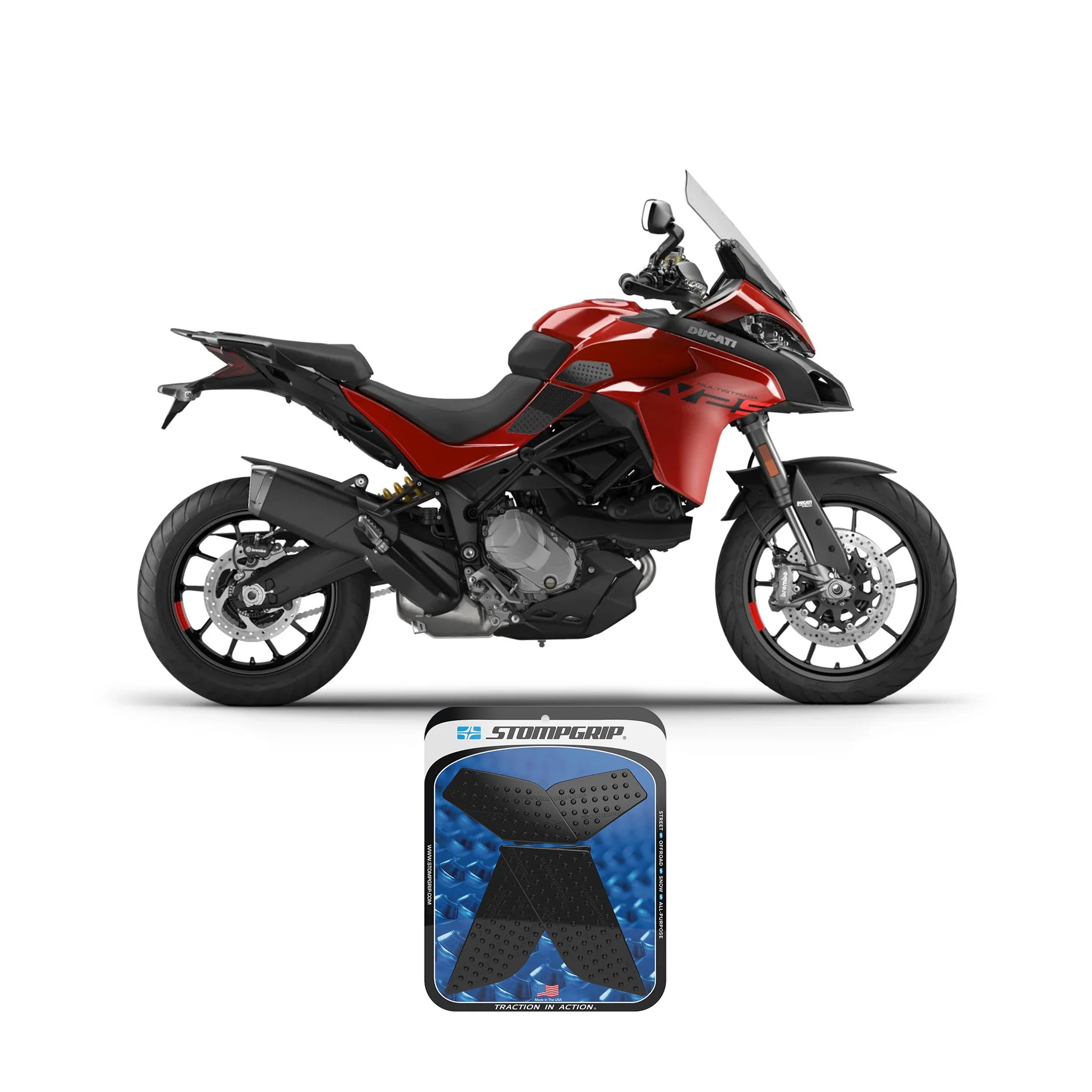 Stompgrip Tank Grip-Ducati Multistrada Series (2015-24)