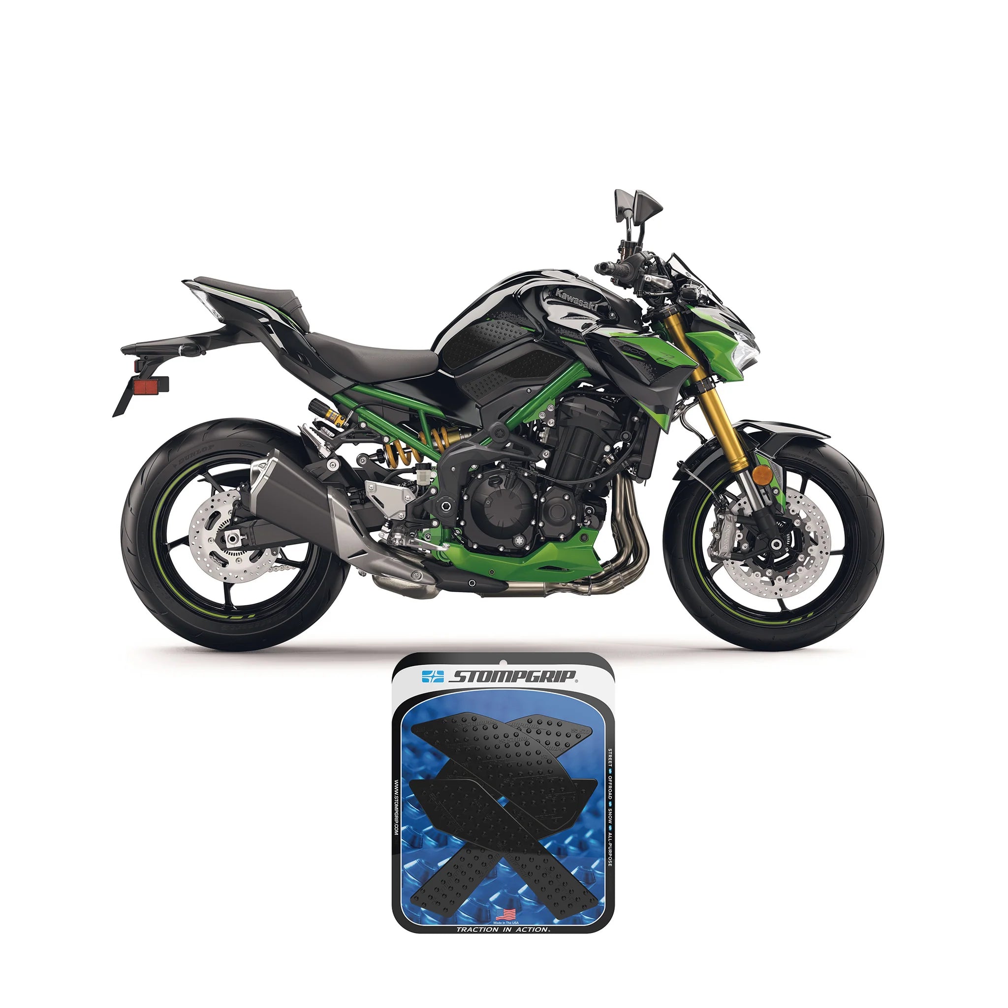 Stompgrip Tank Grip-Kawasaki Z900 ABS (2017-24)