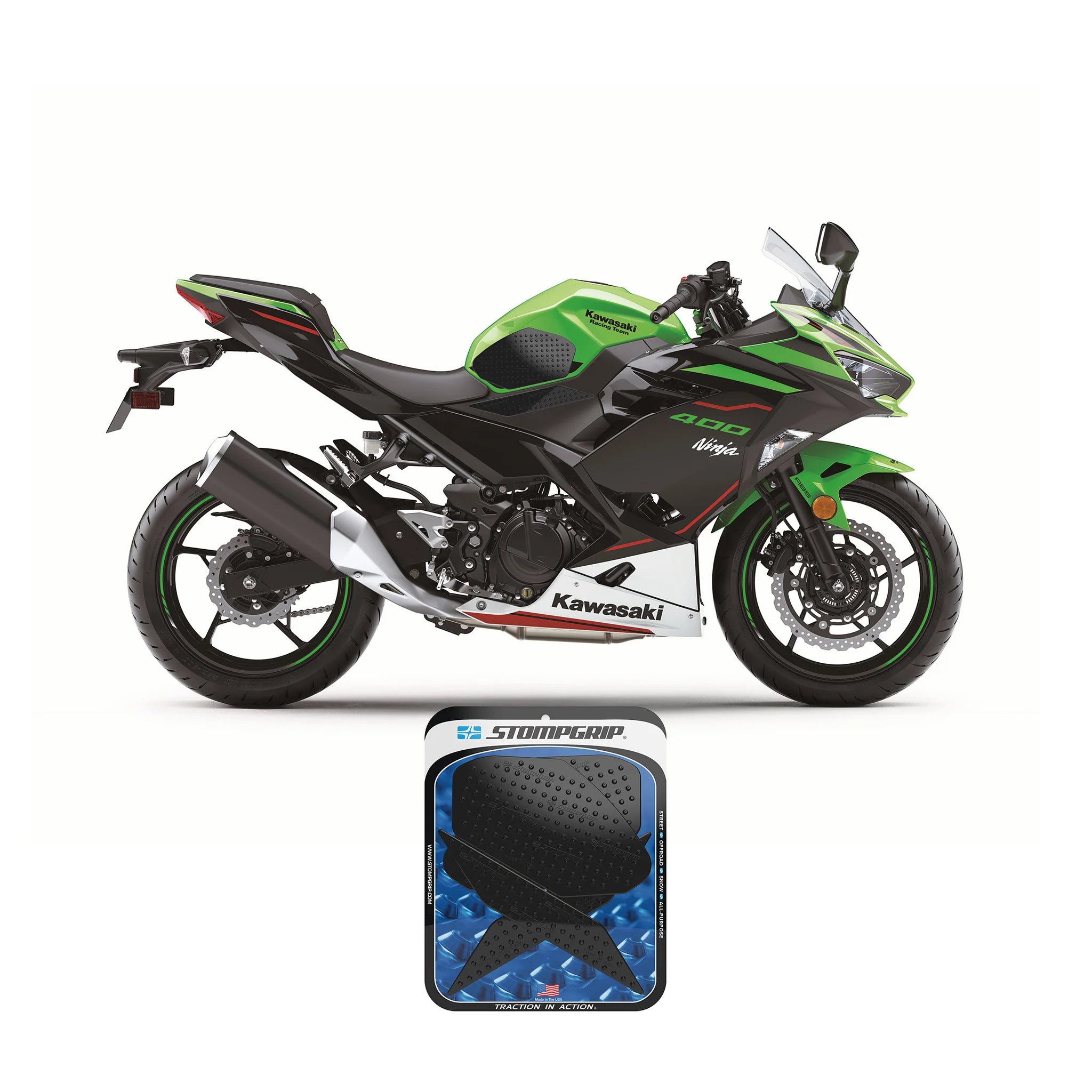 Stompgrip Tank Grip-Kawasaki Ninja 400 (2018-23)