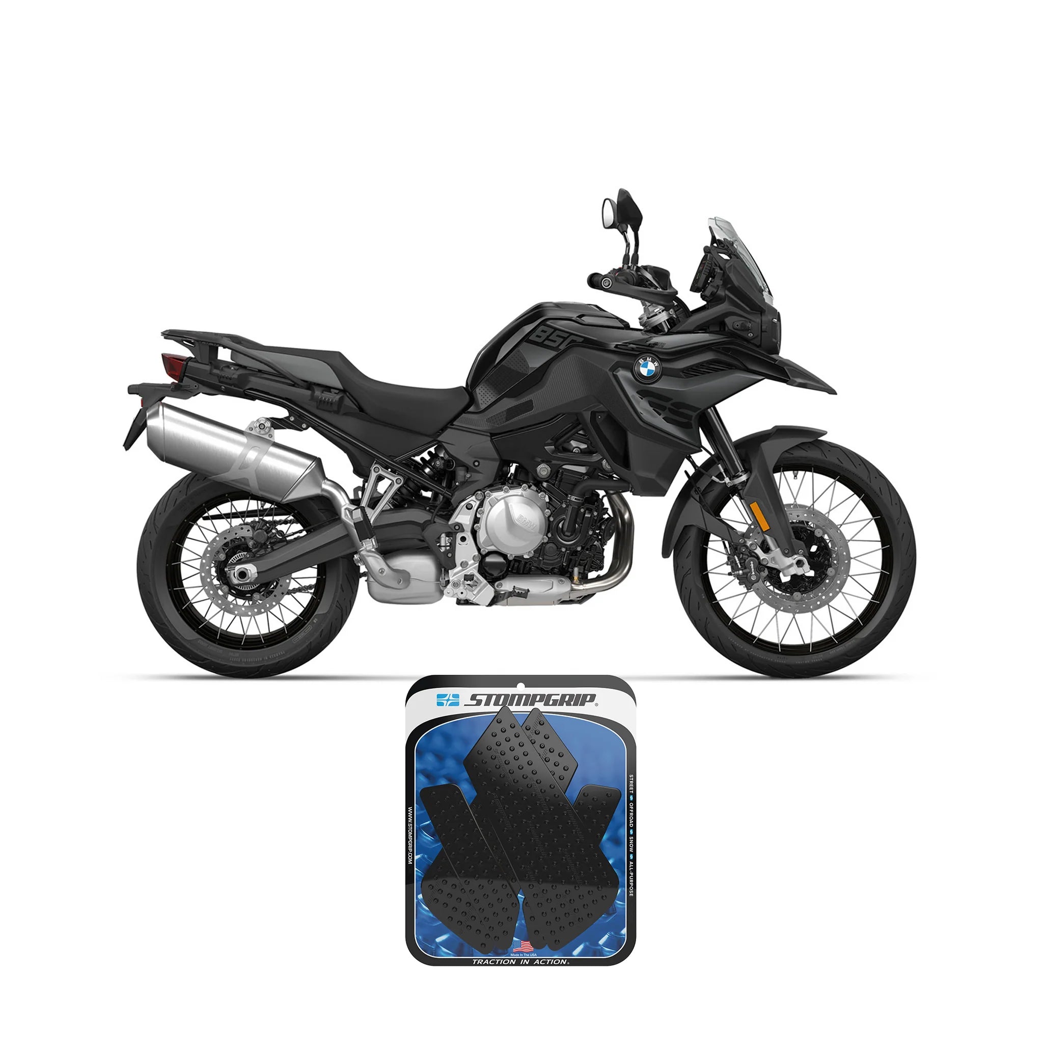 Stompgrips Tank Grip-BMW F850 GS Adventure/S1000XR/M1000XR (2020-Onwards)