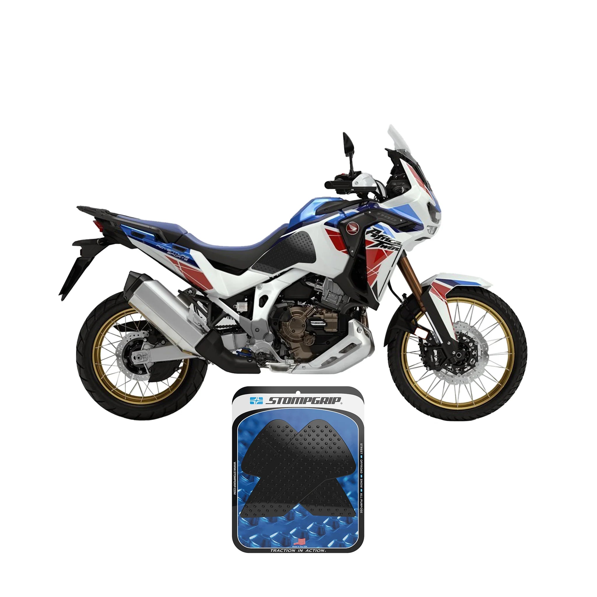 Stompgrip Tank Grip-Honda Africa Twin Adventure Sports (2021-Onwards)