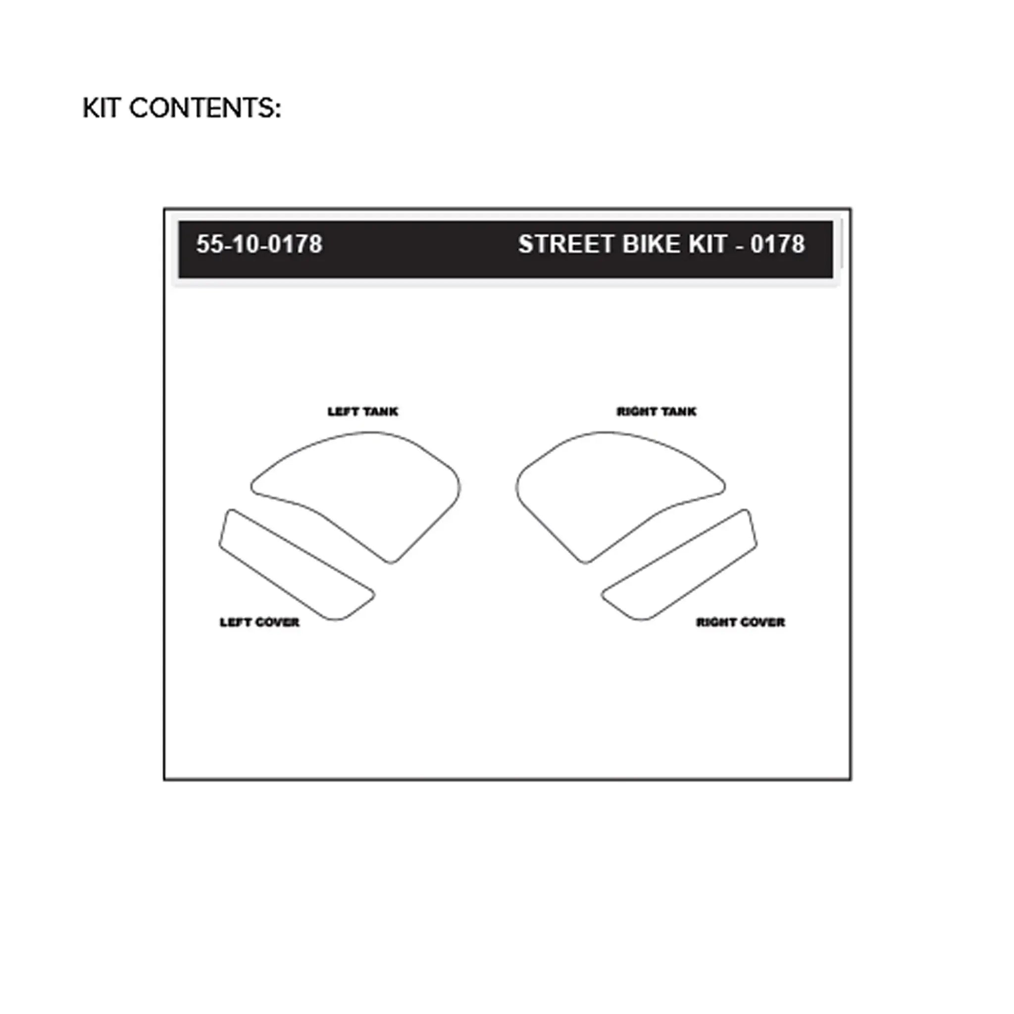 Stompgrip Tank Grip for Kawasaki Ninja 1000SX