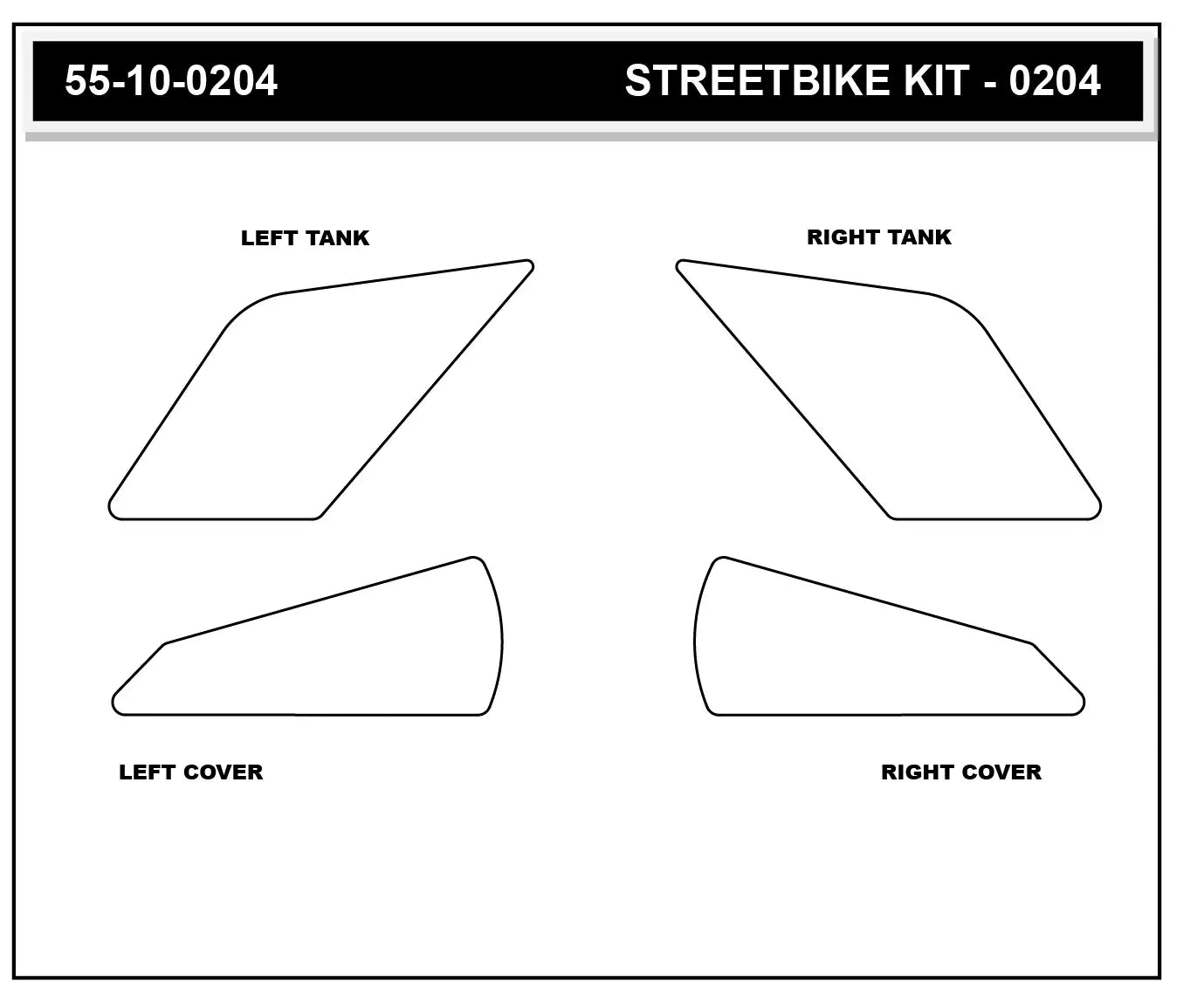 Stompgrip Tank Grip for Kawasaki ZX-4R