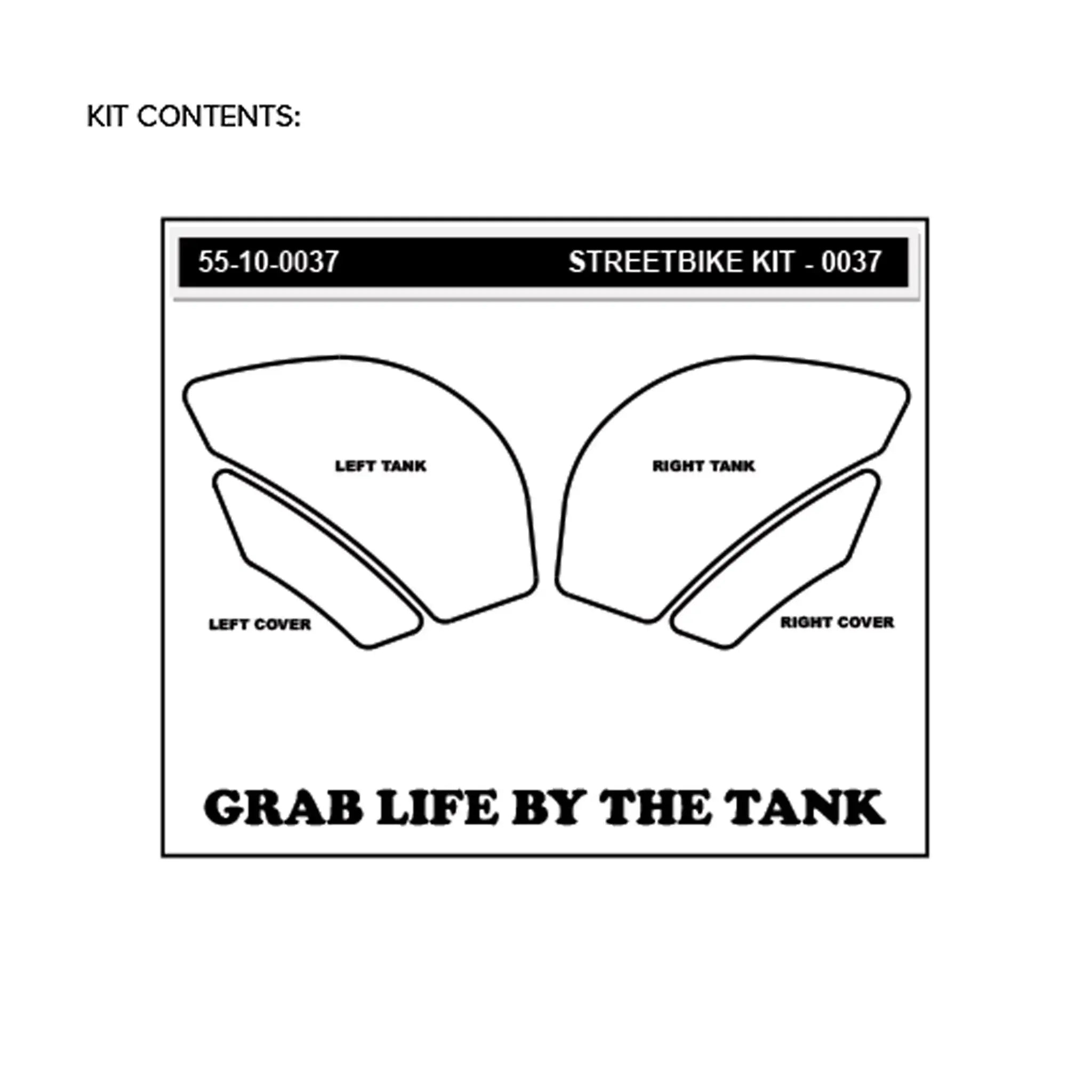 Stompgrip Tank Grip for Kawasaki ZX-6R