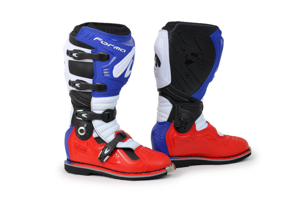 Forma Red Blue White Black Terrain Evolution TX Riding Boots