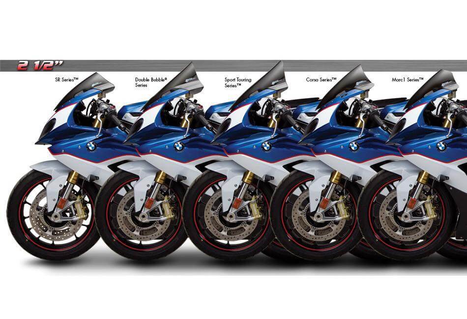 Zero Gravity Corsa Light Smoke Windscreen for BMW S1000RR
