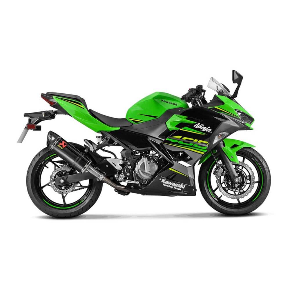 Akrapovic Slip-On Carbon Exhaust for Kawasaki 400