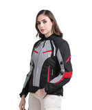 Solace Asmi V3 Ladies Black Red Riding Jacket