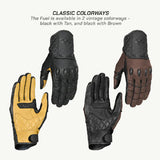 Viaterra Fuel Retro Classic Leather Riding Gloves
