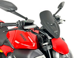 WRS Touring Matt black Windscreen - Ducati Diavel V4 (2023 - Onwards)