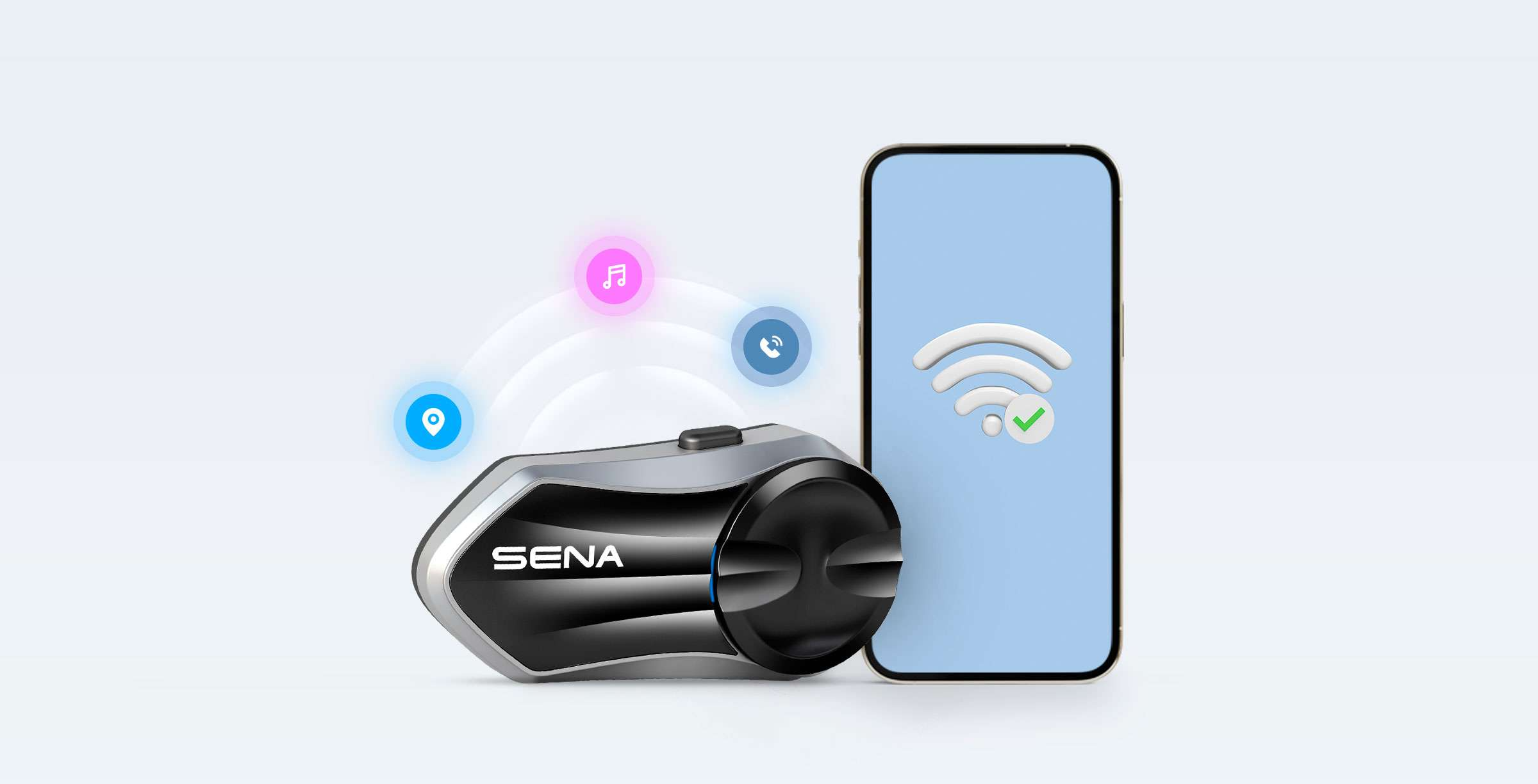 Sena B20 Motorcyle Bluetooth Communication System