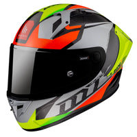 MT KRE+ Carbon Projectile Gloss Grey Helmet – Riderz Planet