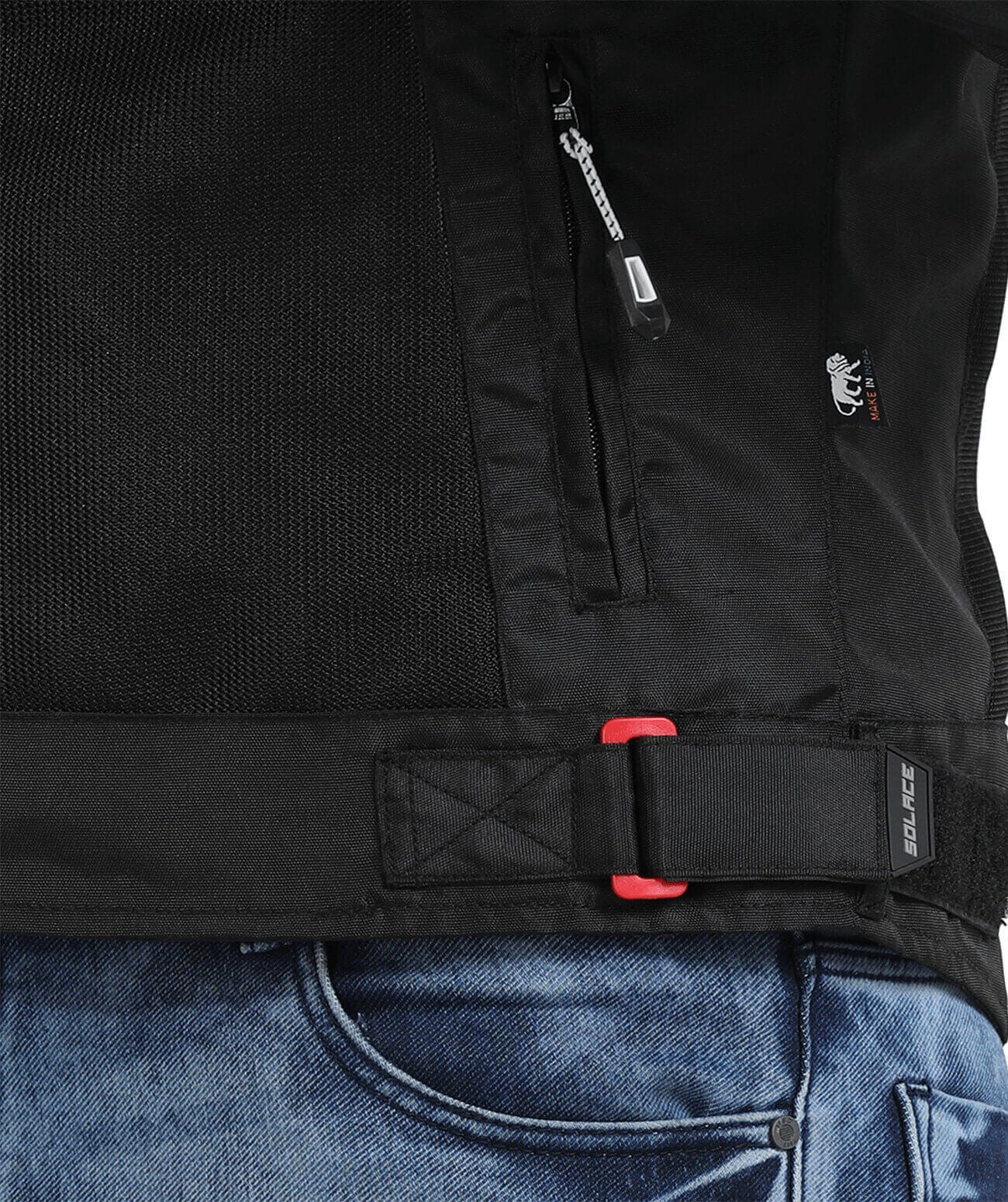 Solace Rival Urban V3.0 Black Riding Jacket
