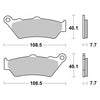 SBS Brake Pad 674 HS ( Front )