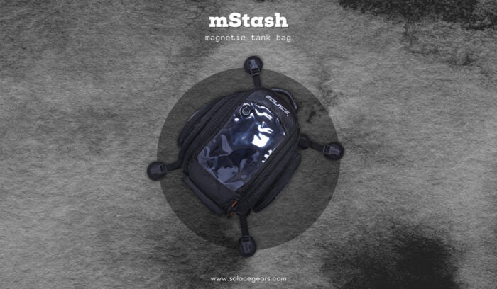 Buy Solace mSTASH Magnetic tank bag at Riderz Planet