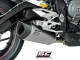 SC Project SC1-R Titanium Exhaust for Street Triple 765