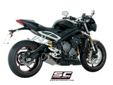 SC Project SC1-R Titanium Exhaust for Street Triple 765