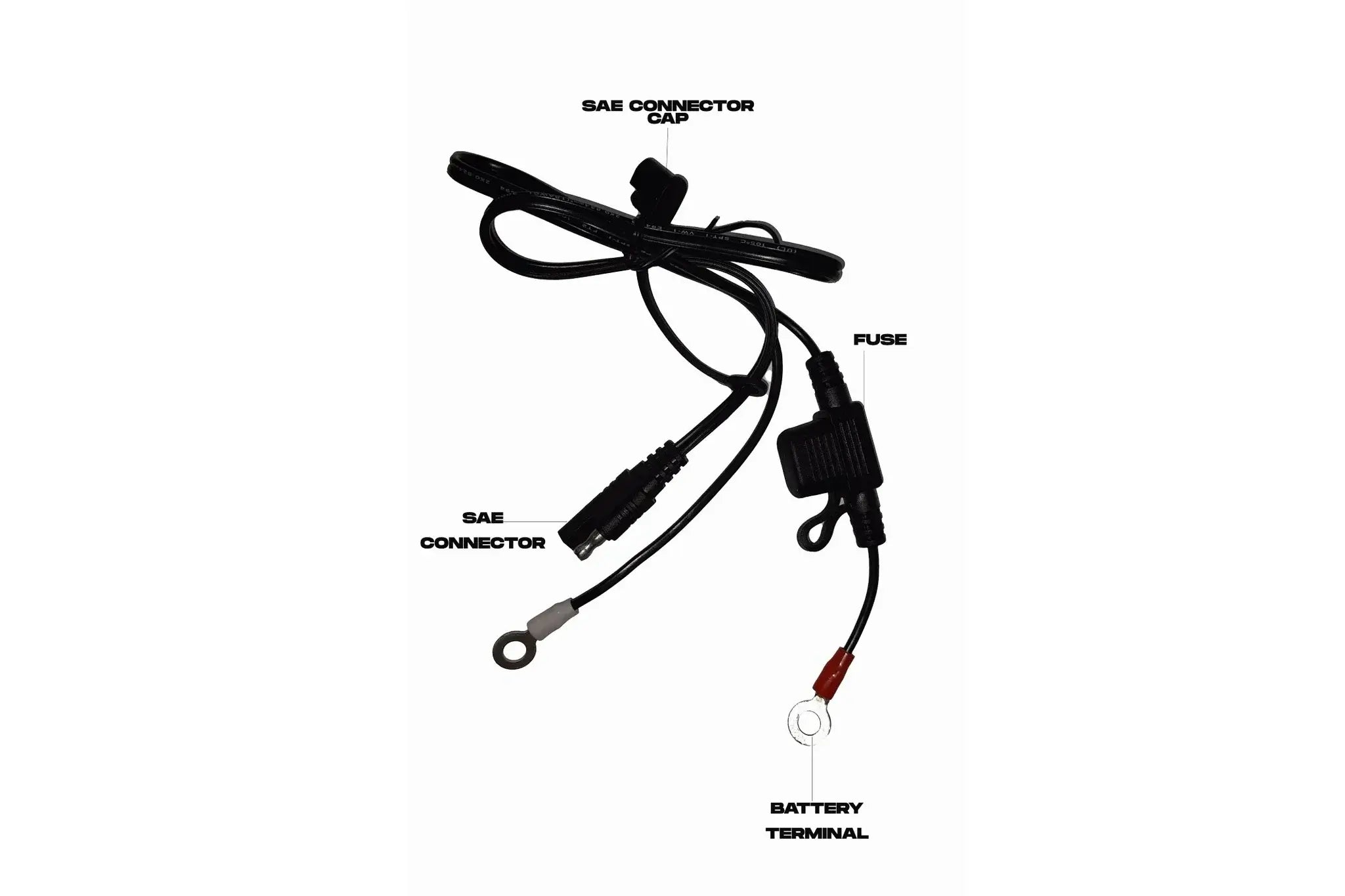OYA Battery (Ring Terminal) to SAE Connector (Fuse)