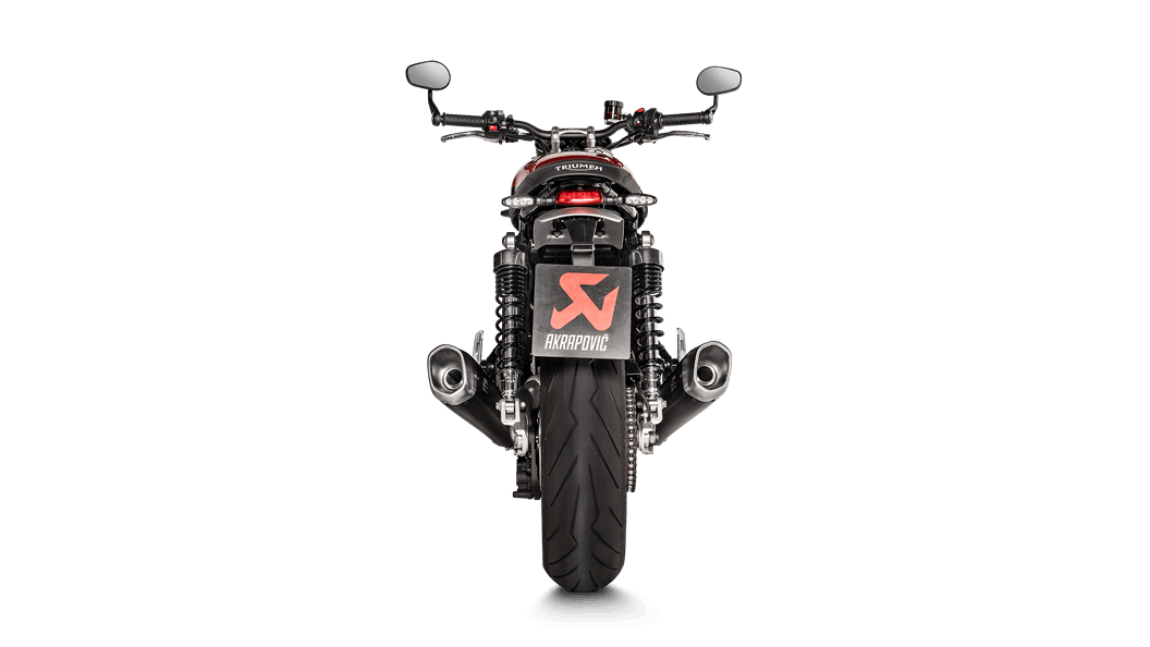 Akrapovic Slip On Line Titanium Exhaust for Triumph Speed Twin
