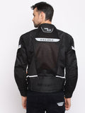 bikeratti black white motorcycle riding jacket