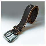 Riderz Handmade Stitched Leather Belt - RiderzPlanet