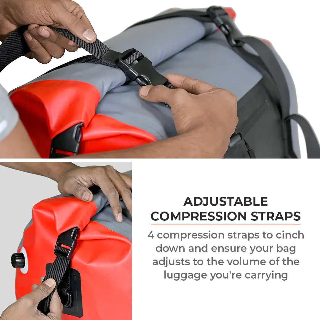 Viaterra Drybag 55L Motorcycle Tailbag