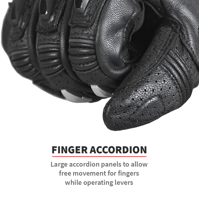 Buy Viaterra grid leather gloves at Riderz Planet