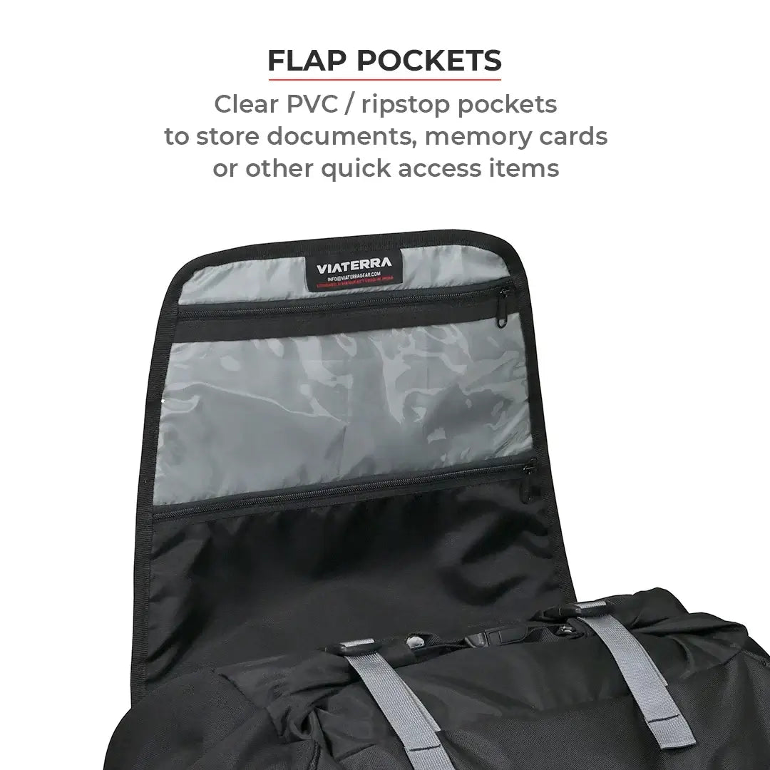 Viaterra Hammerhead 75L Universal Motorcycle Tailbag