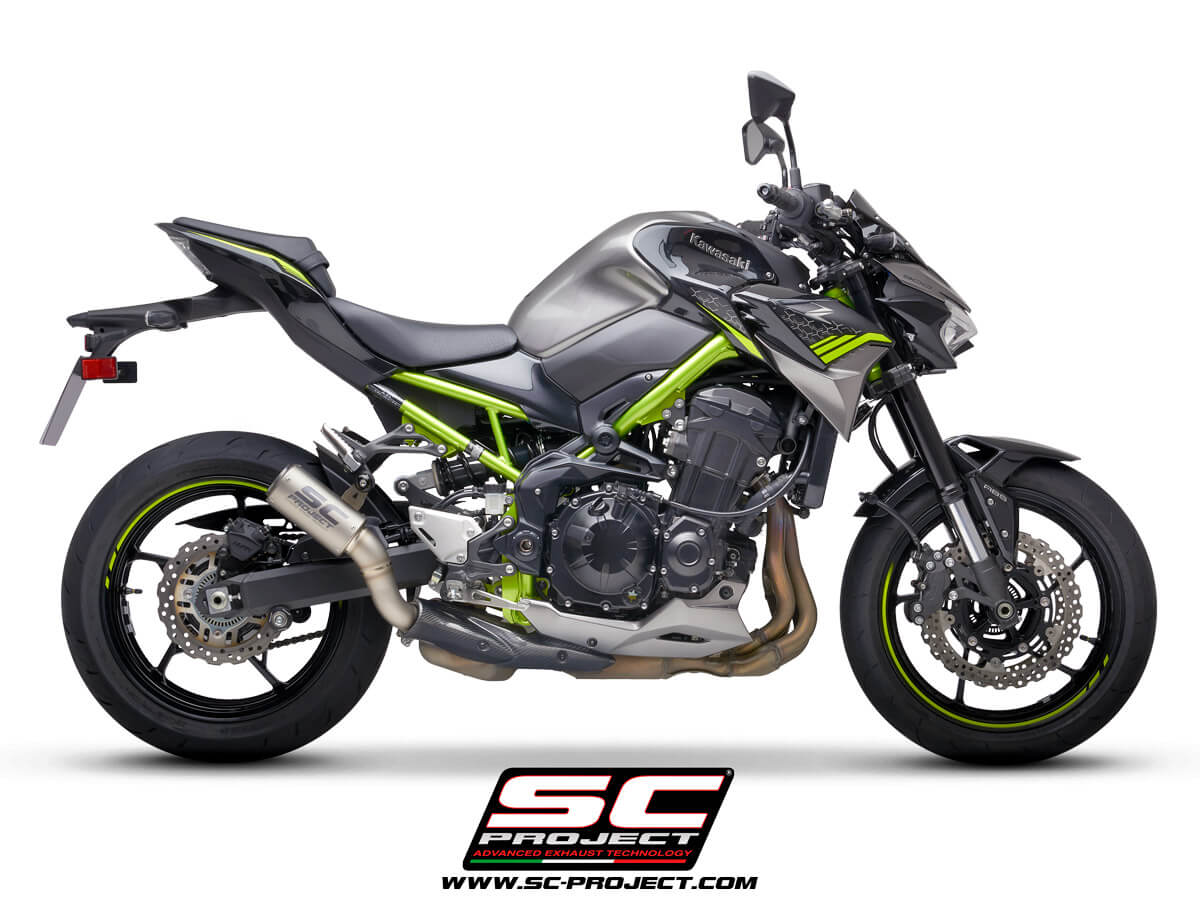SC Project CR-T Titanium Exhaust with Carbon Protection for Z900