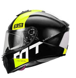 mt 89 helmet MT Blade 2SV 89 Pearl Fluorescent Yellow Helmet – Riderz Planet