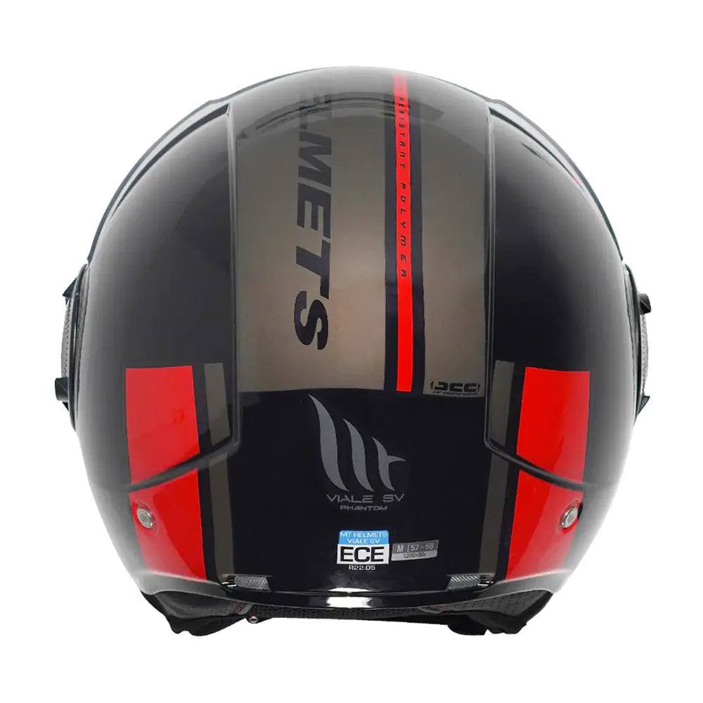 MT Viale Phantom Gloss Red Helmet